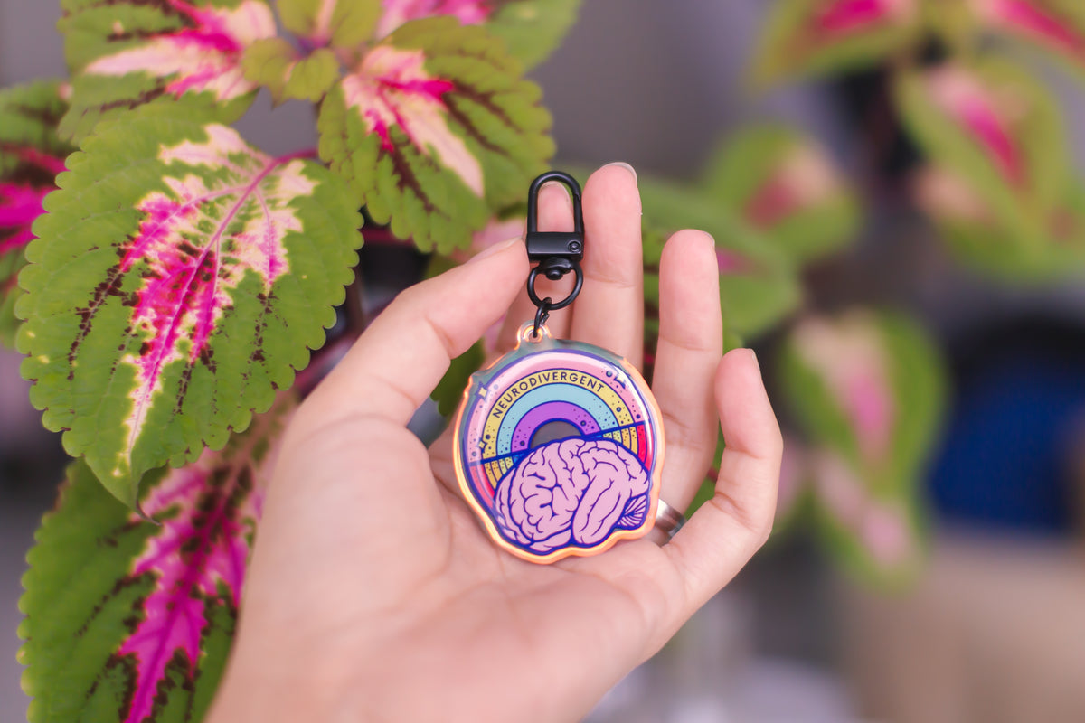 Neurodivergent Keychain