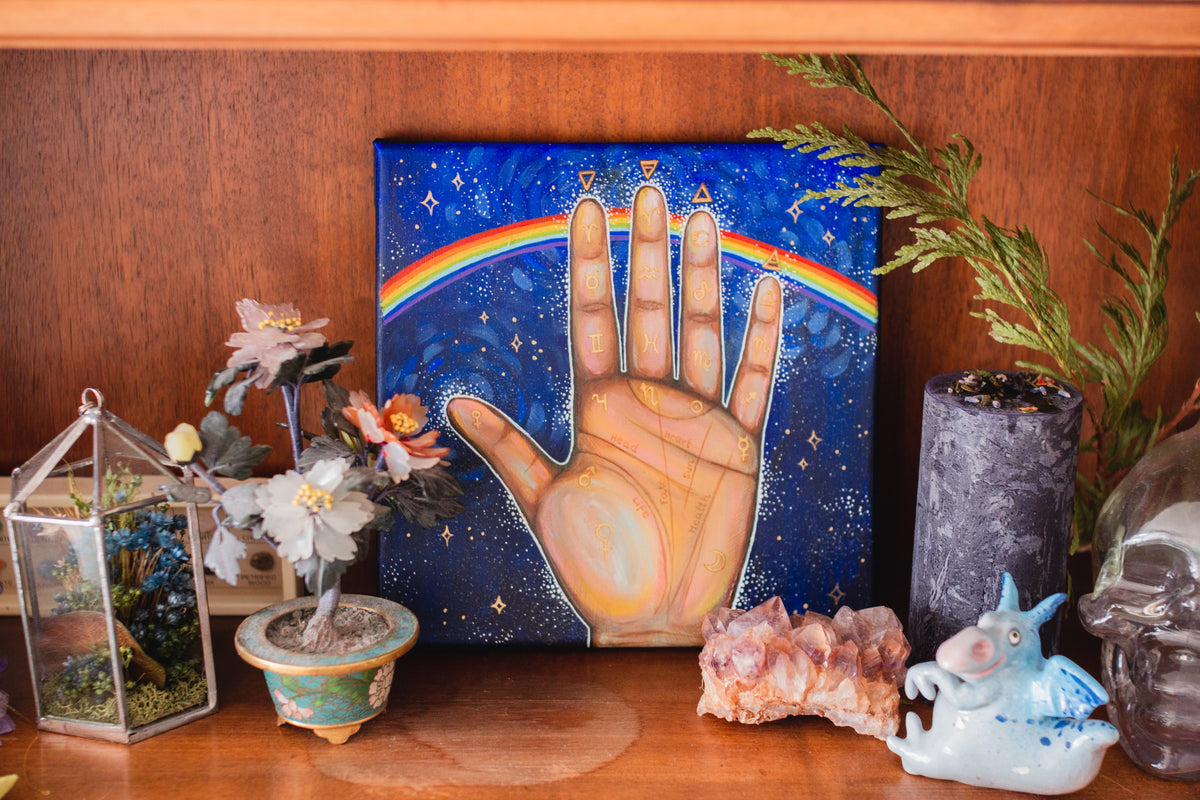 Palmreading Painting