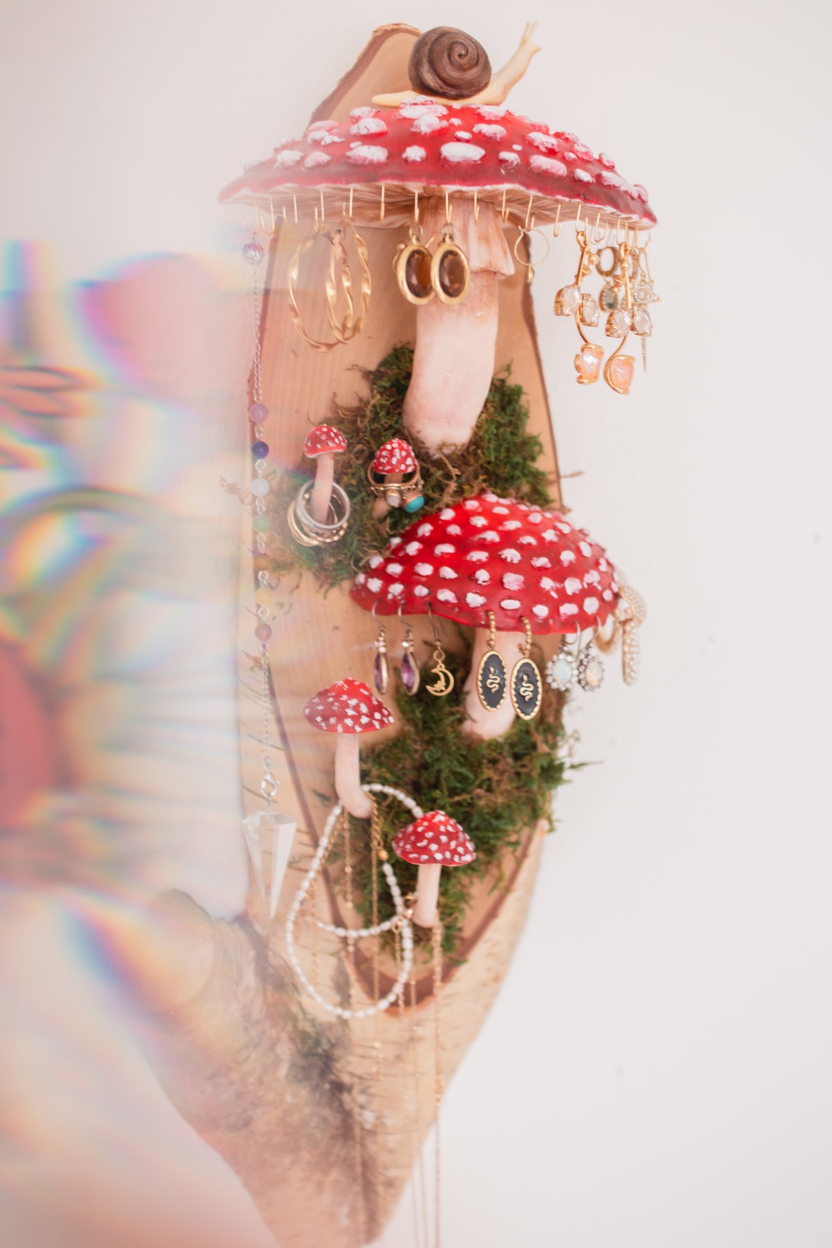 Mushroom Jewelry Holder