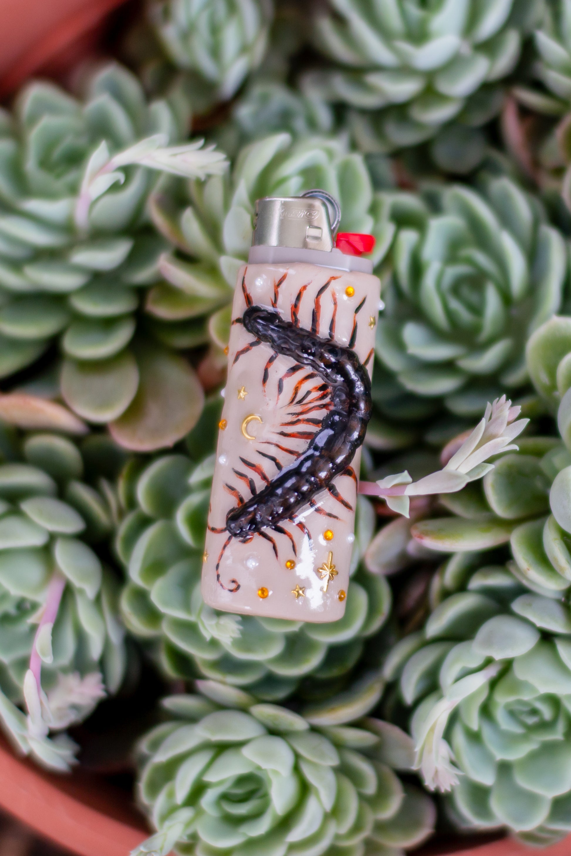 Hundertfüssler Feuerzeug Case