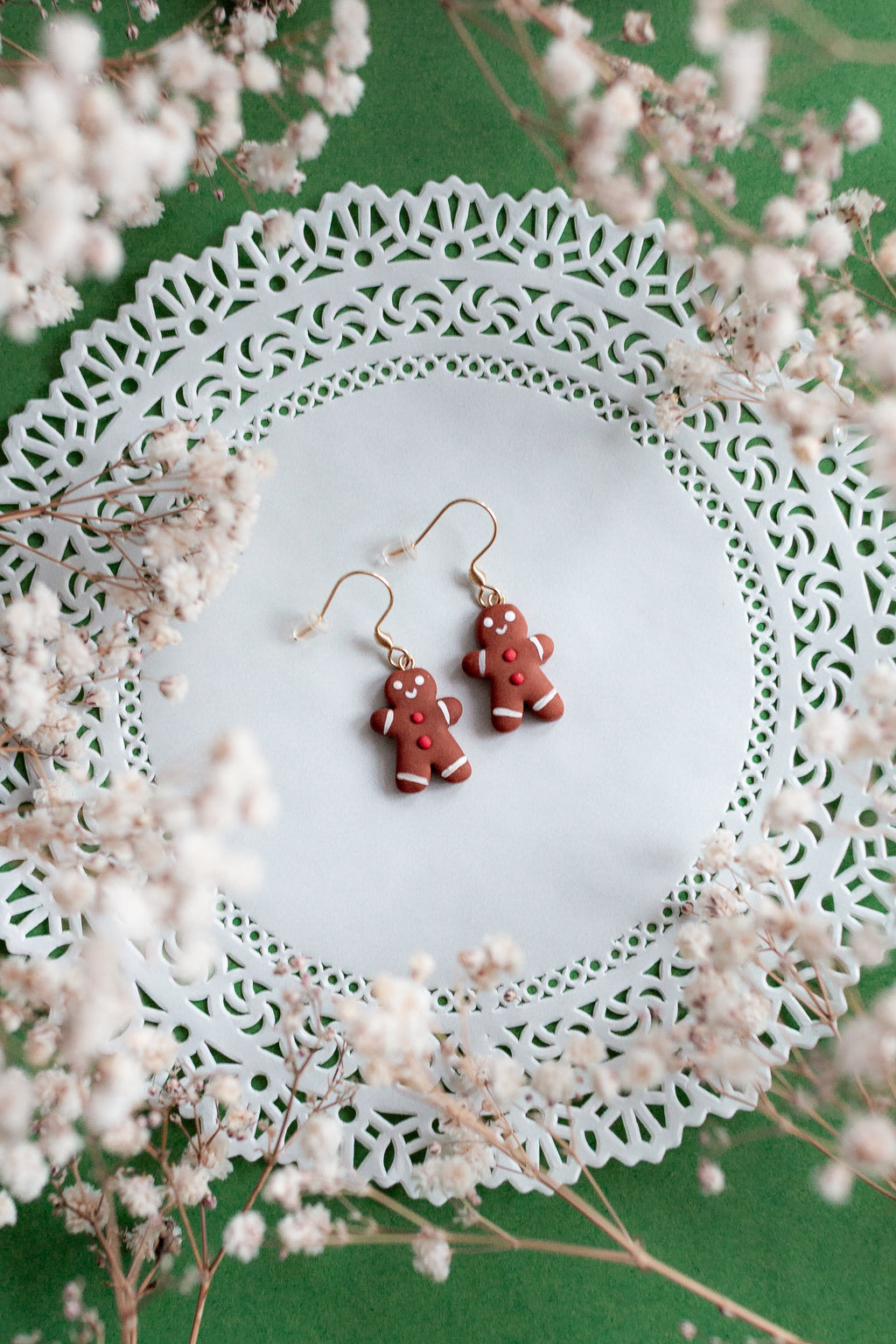Gingerbread Man Earrings