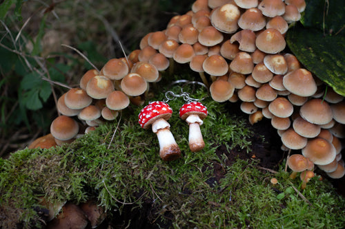 Amanita Muscaria Keychain