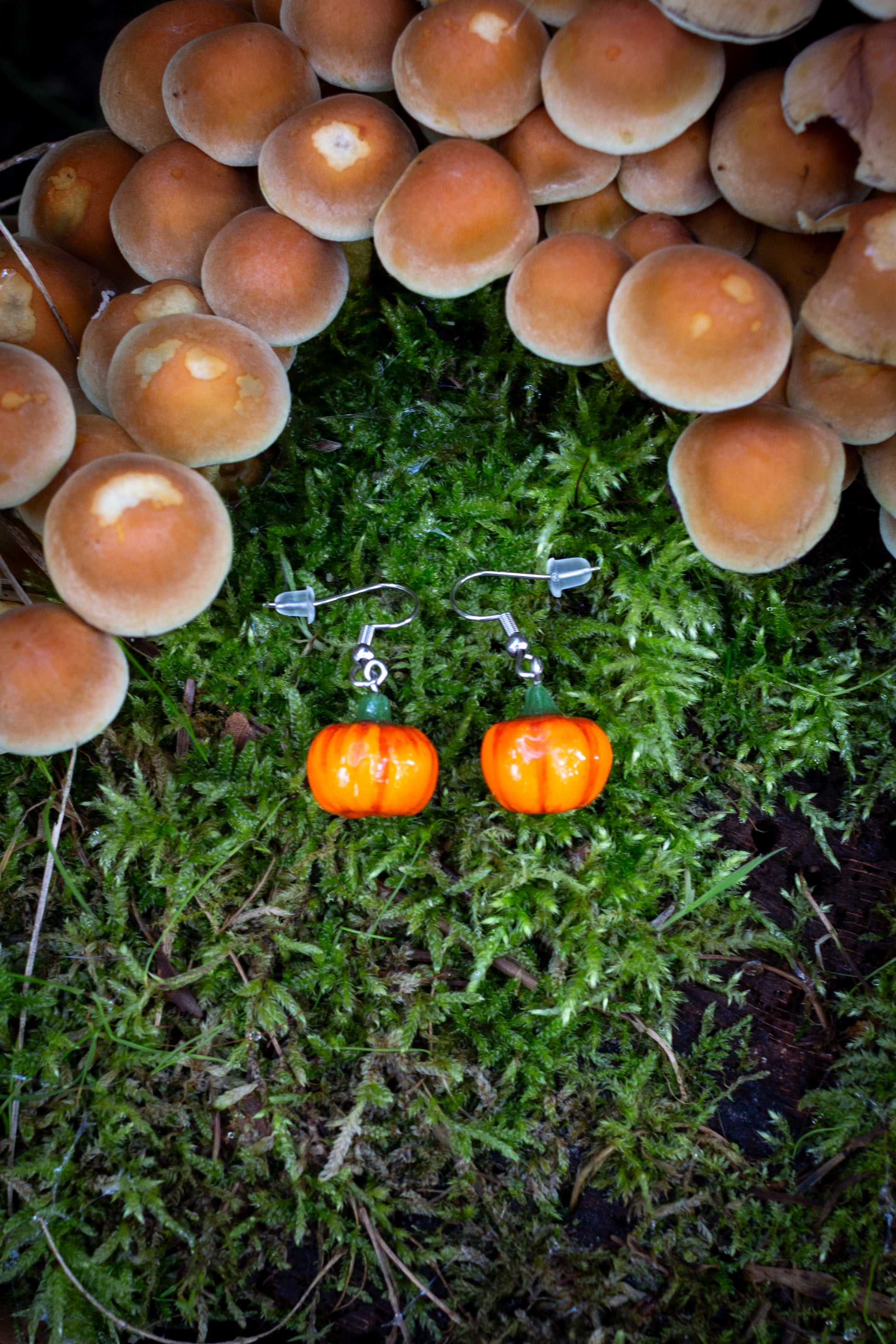 Pumpkin Earrings