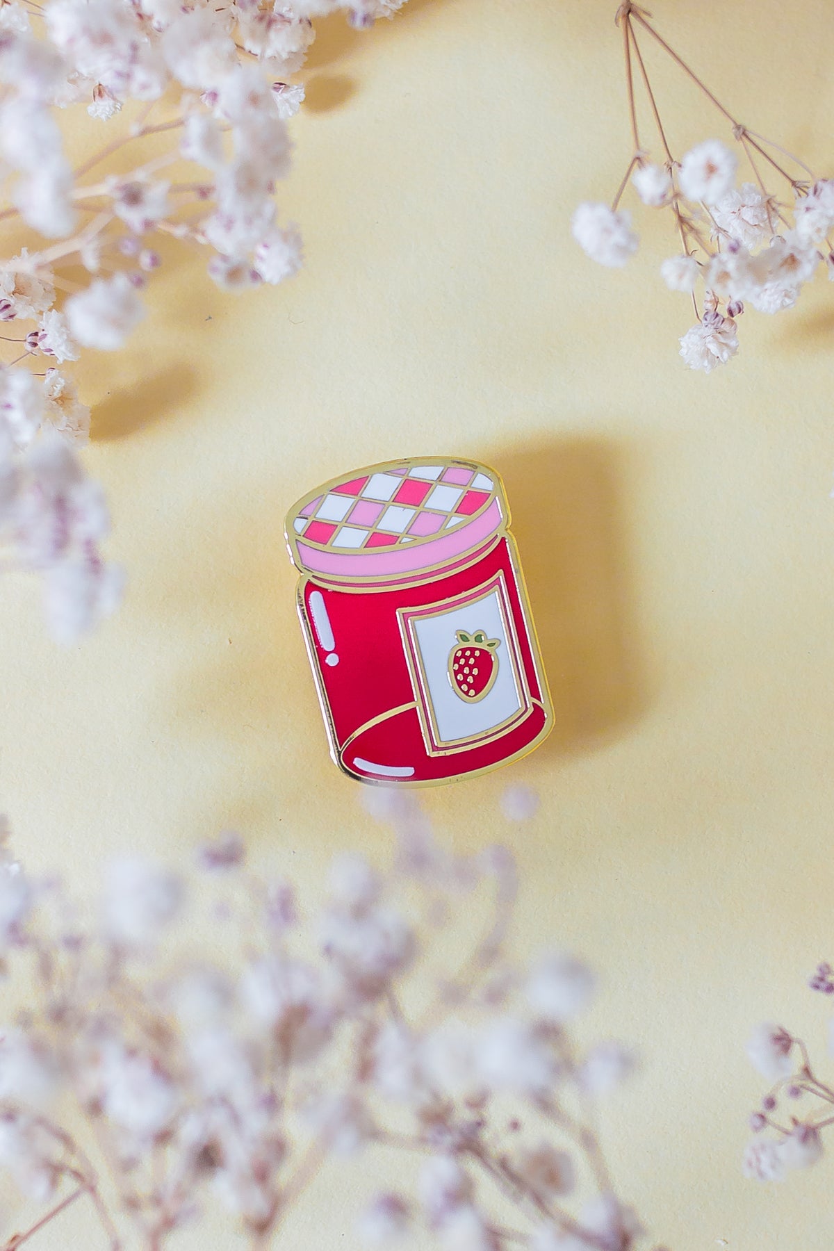 Strawberry Jam Hard Enamel Pin 🍓