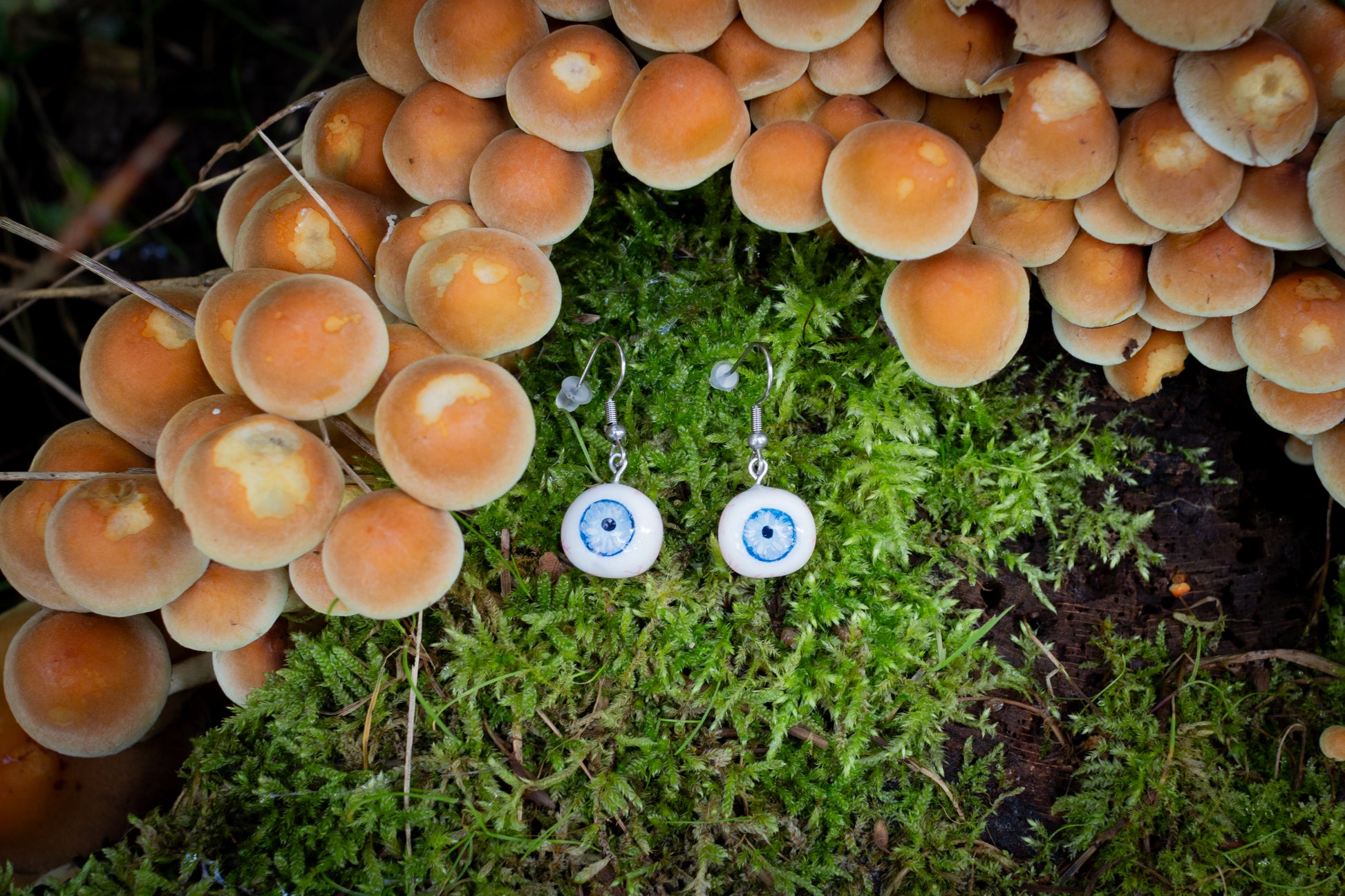 Eyeball Earrings (Blue)