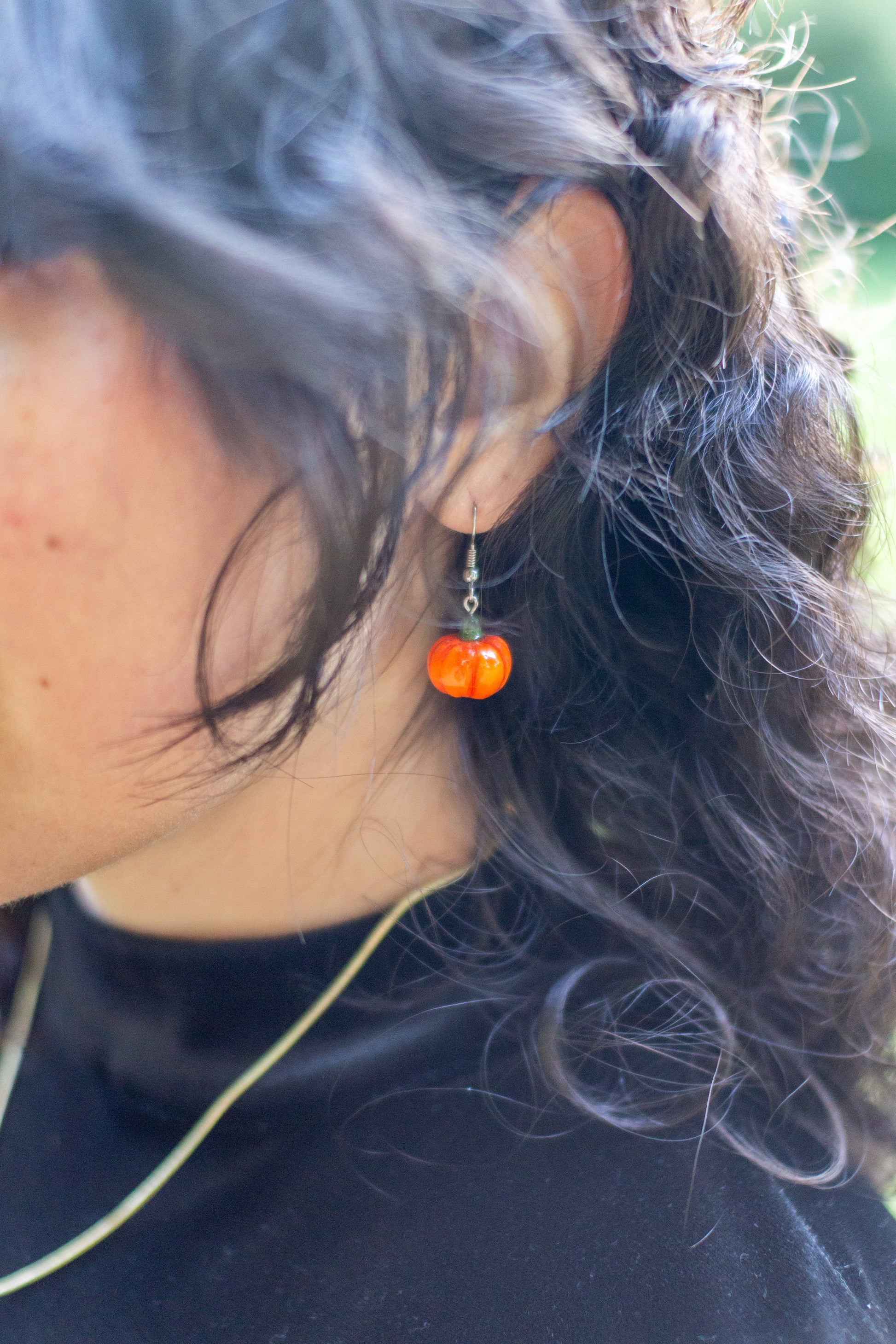 Pumpkin Earrings