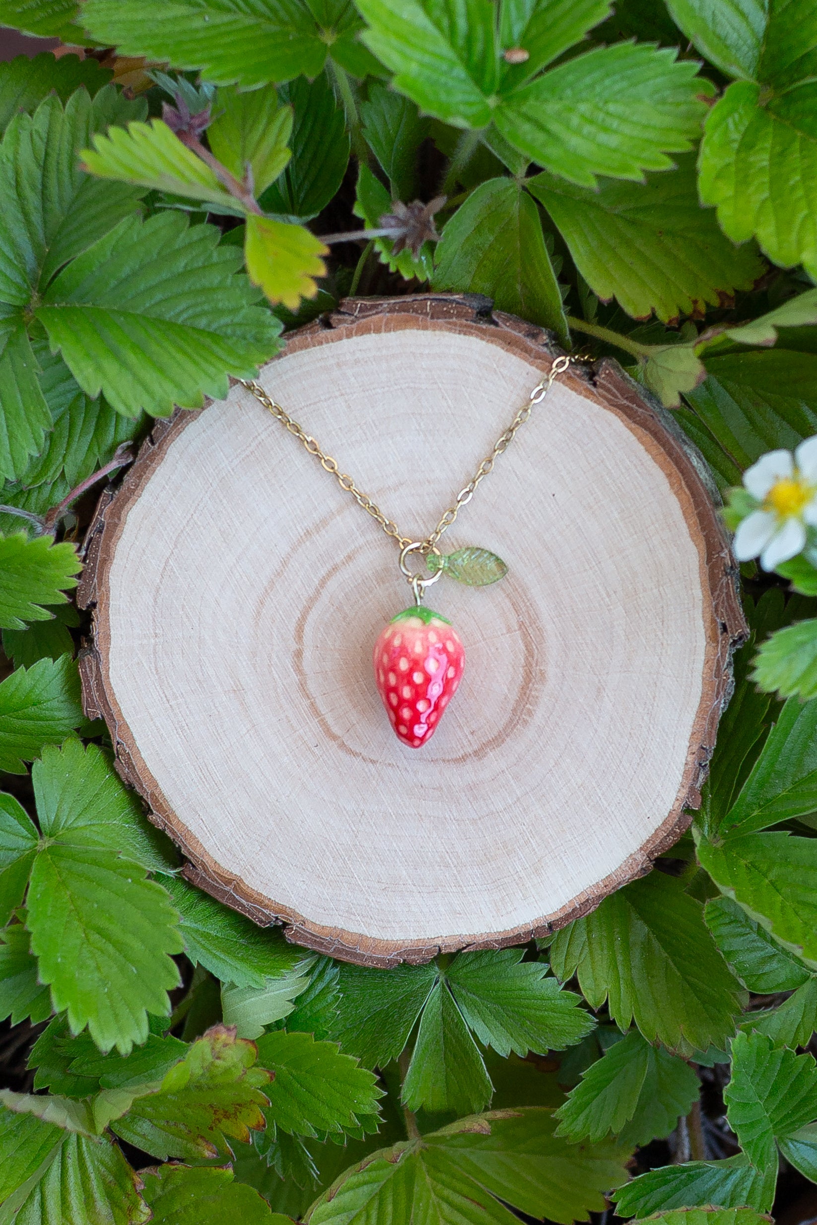 Sweet Strawberry Necklace