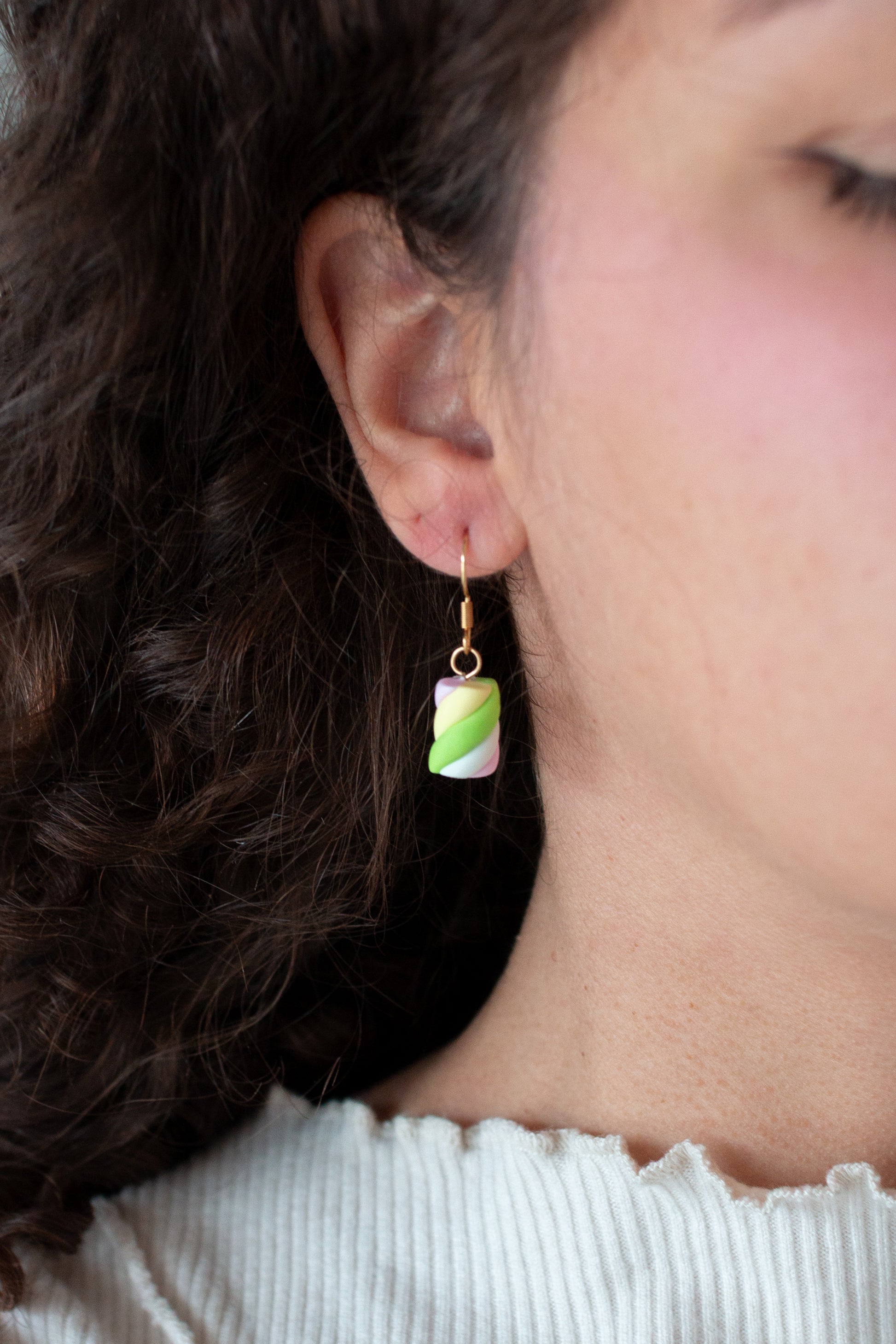 Marshmallow Earrings