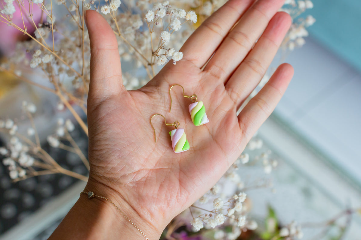 Marshmallow Earrings