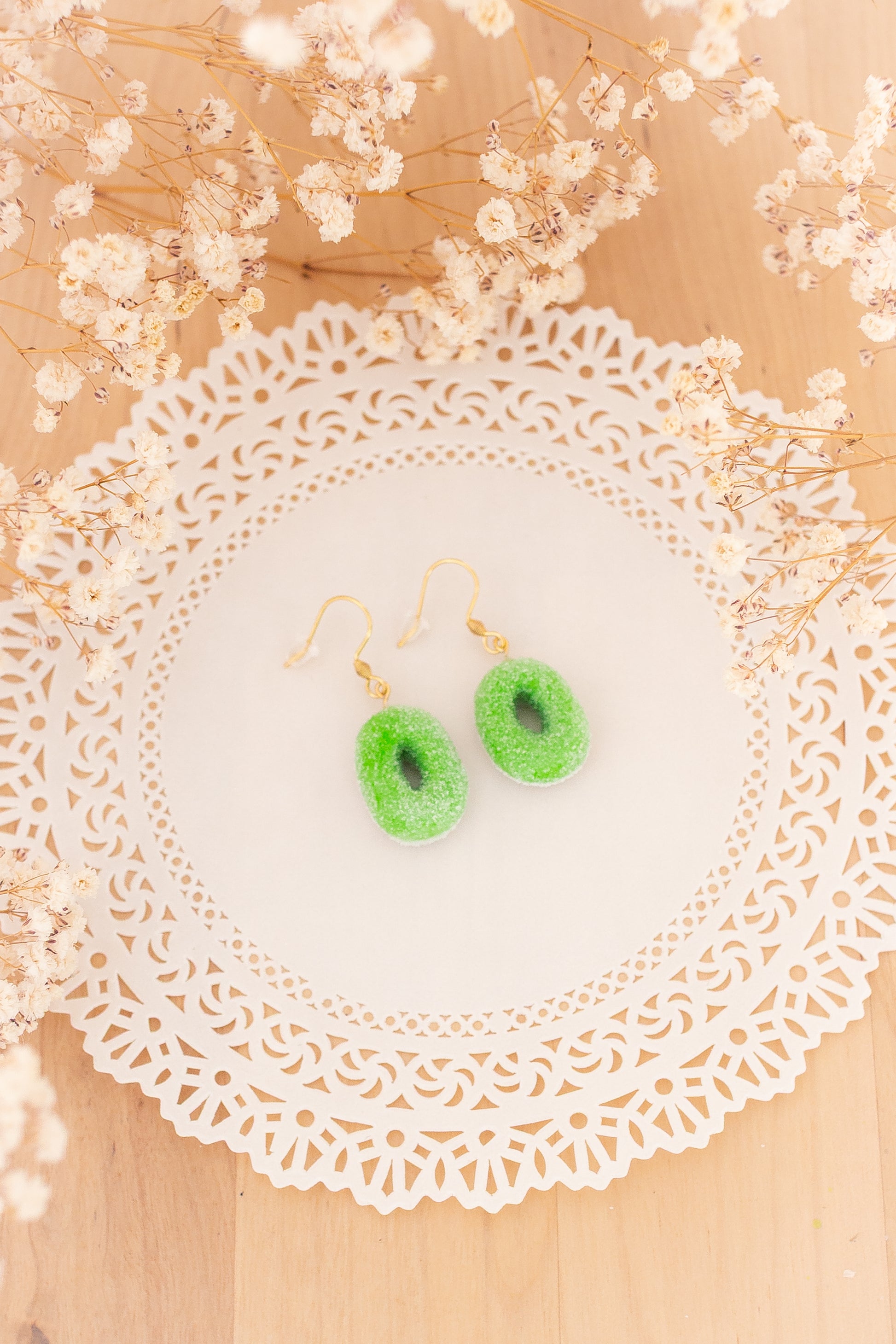 Apple Rings Gummy Earrings