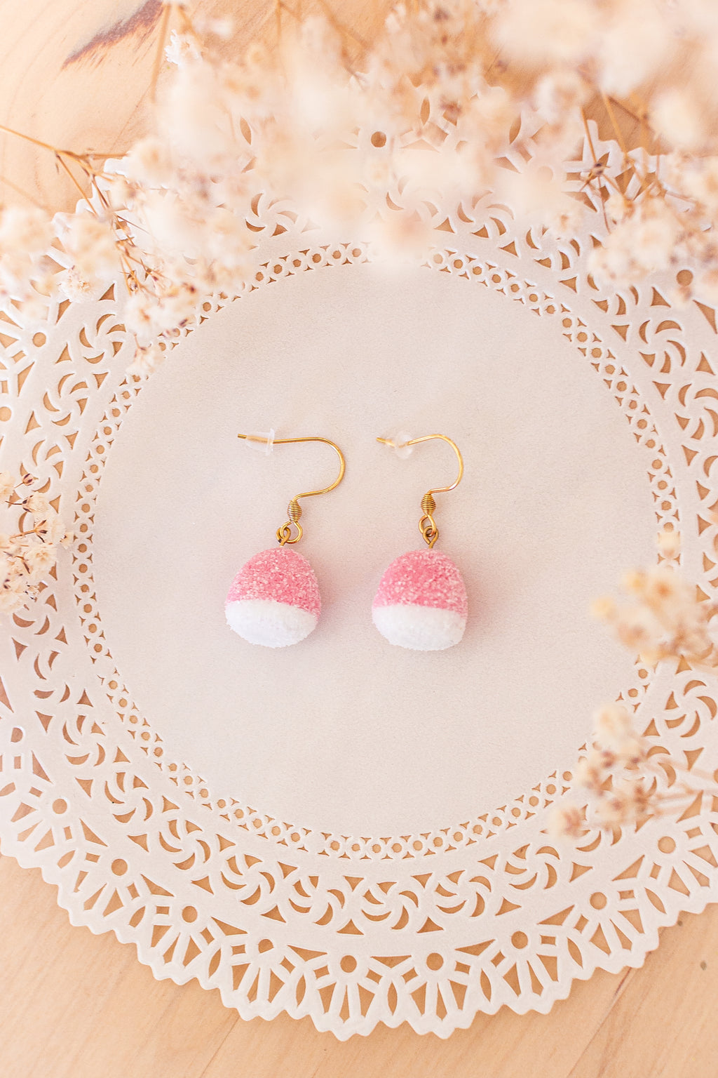 Strawberry Kiss Gummy Earrings