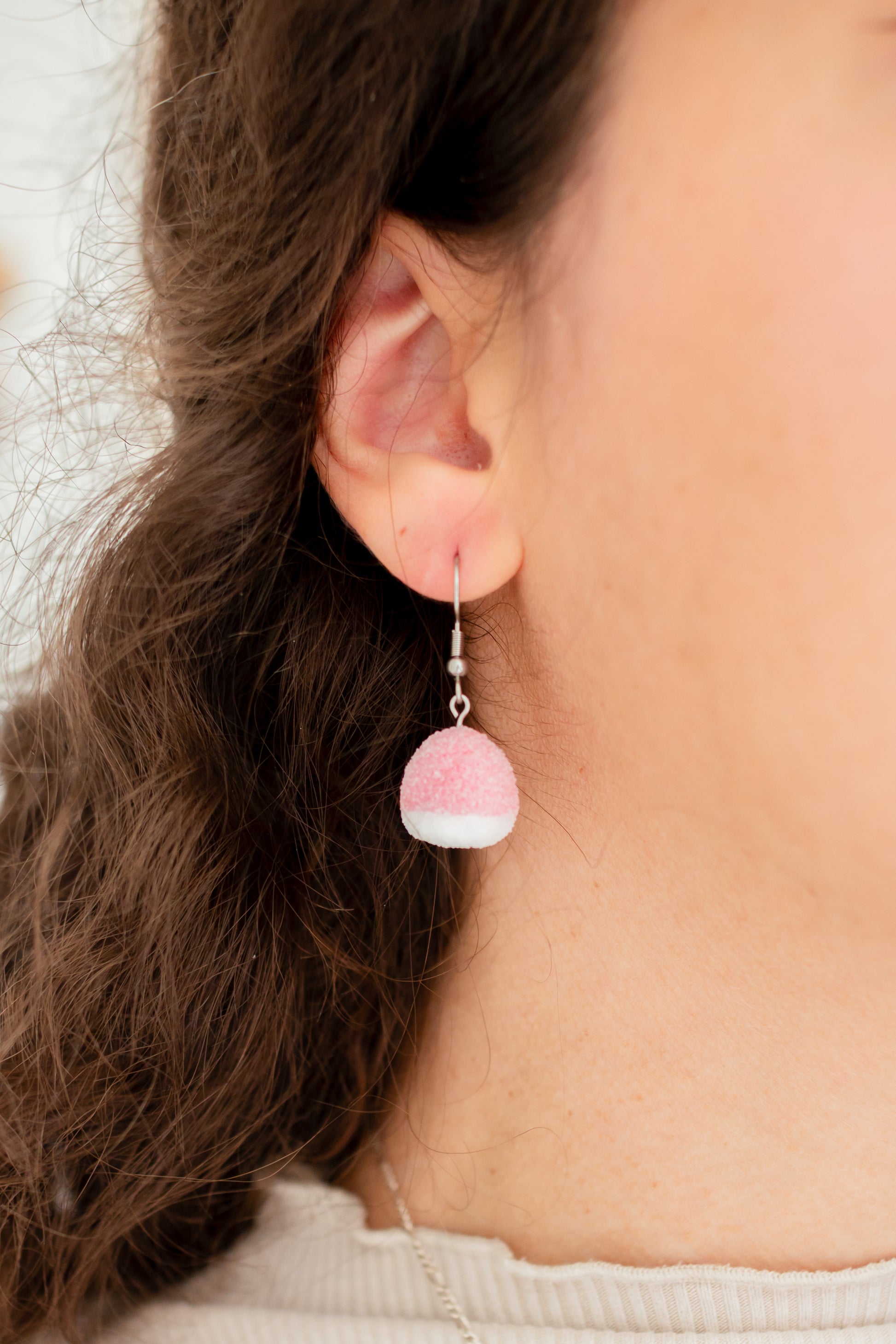 Strawberry Kiss Gummy Earrings