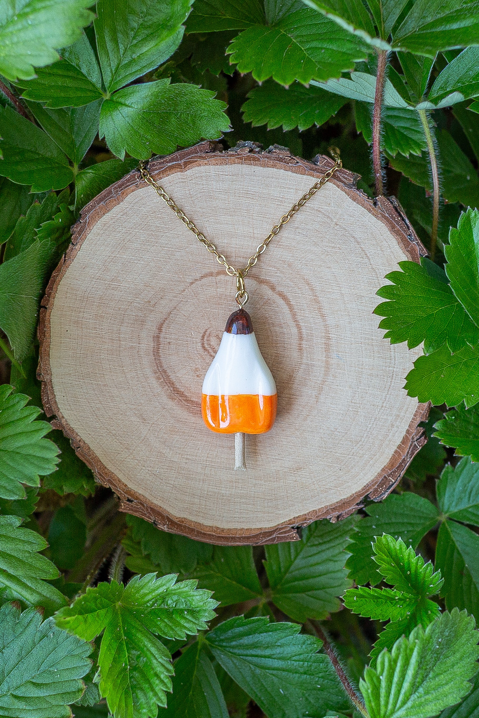 Rocket Ice Cream Necklace