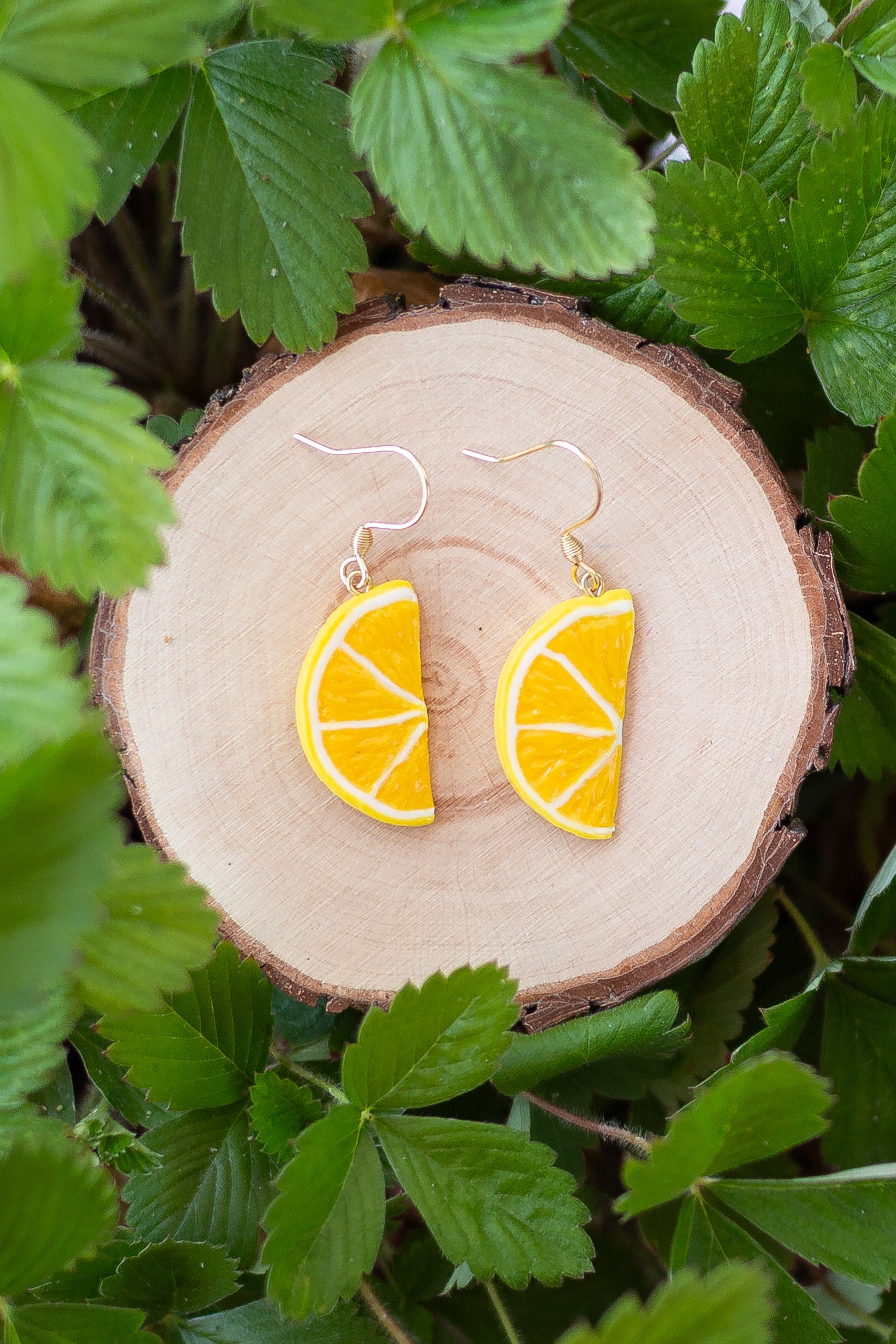 Lemon Slice Earrings