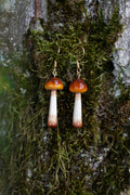 Magic Mushroom Earings (Psilocybe Semilanceata)