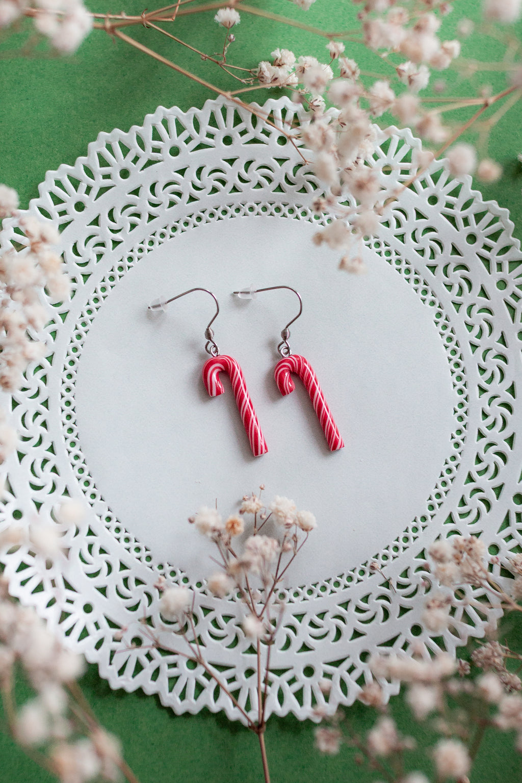 Candycane Earrings