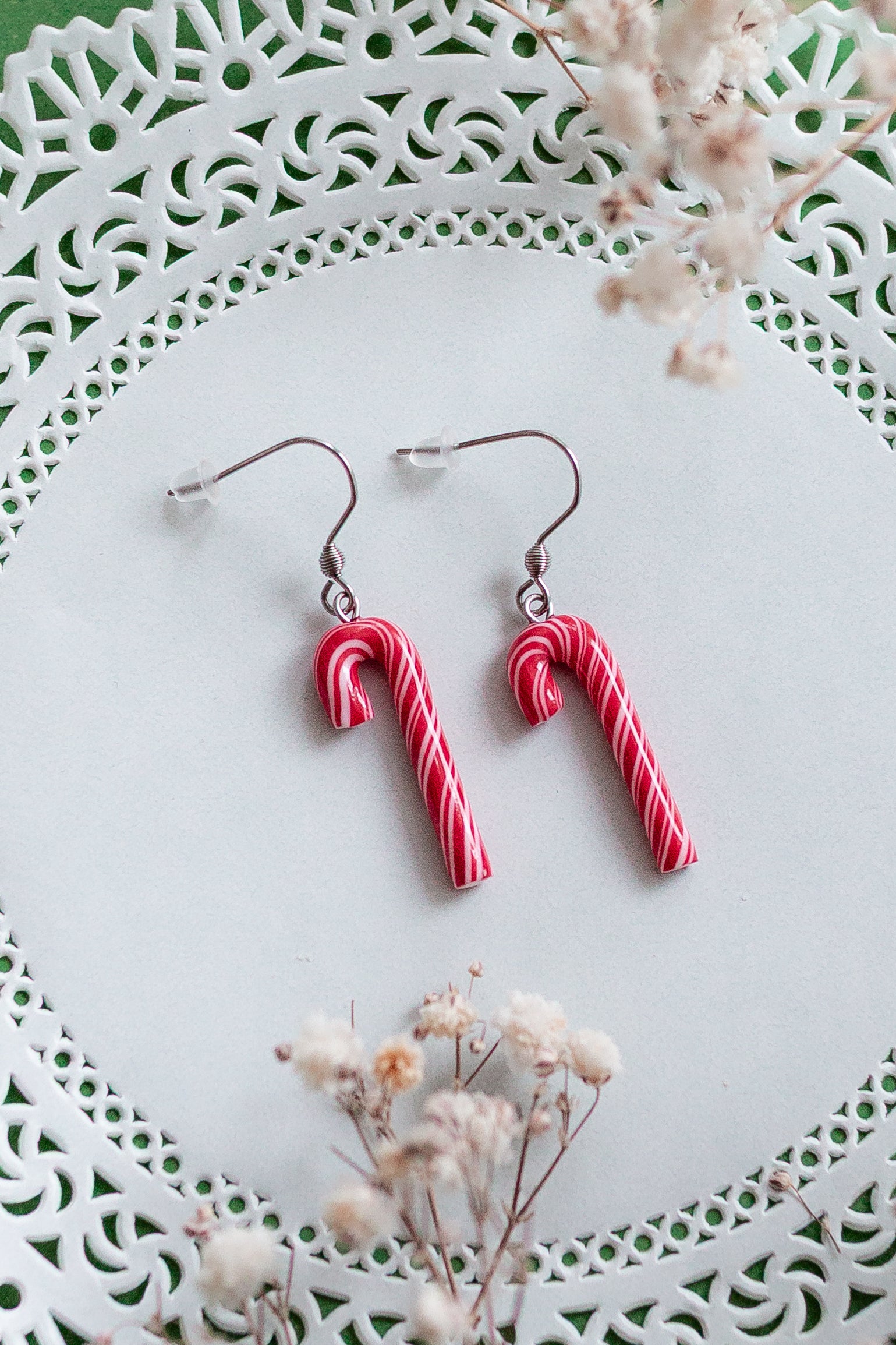 Candycane Earrings