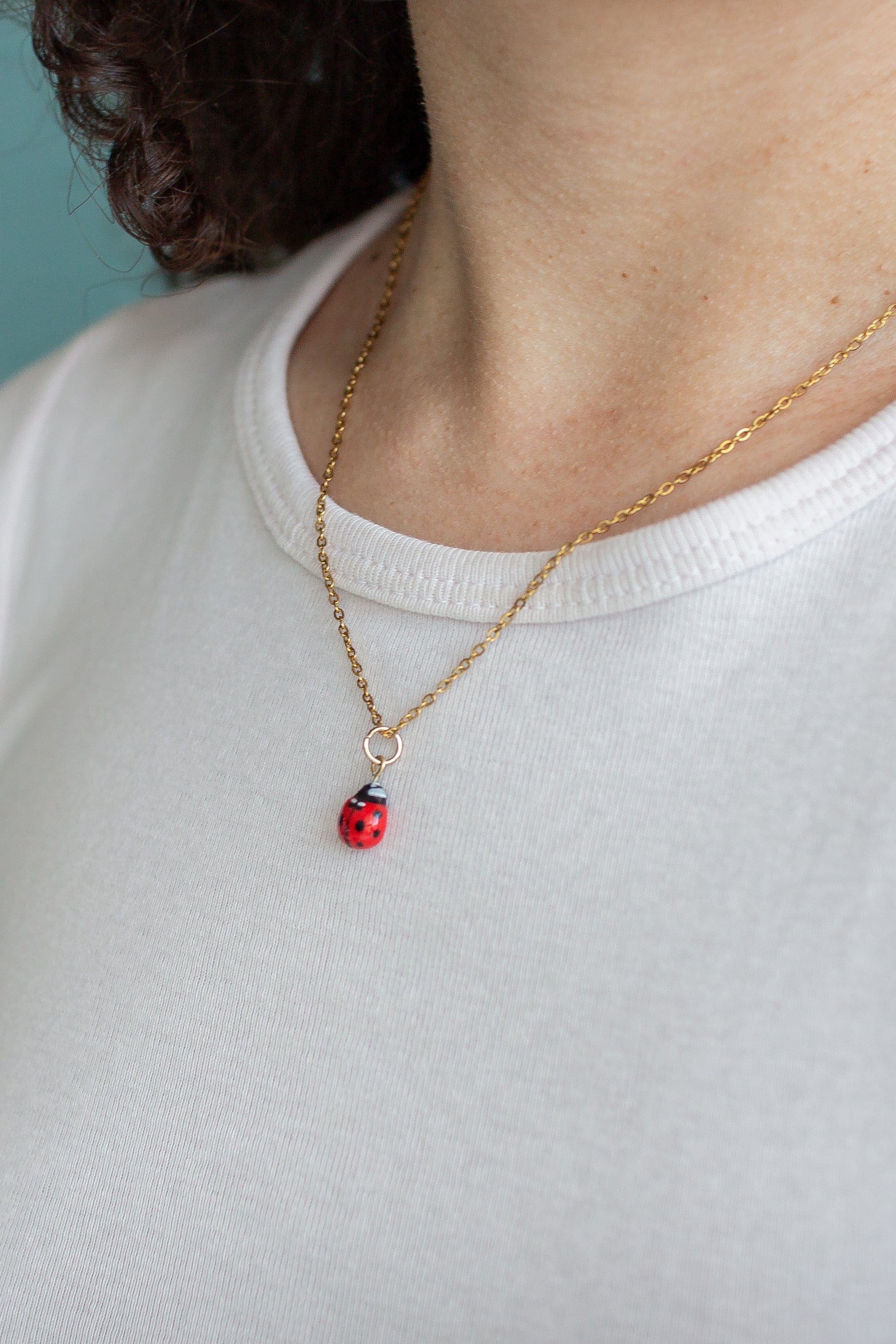 Ladybug Necklace