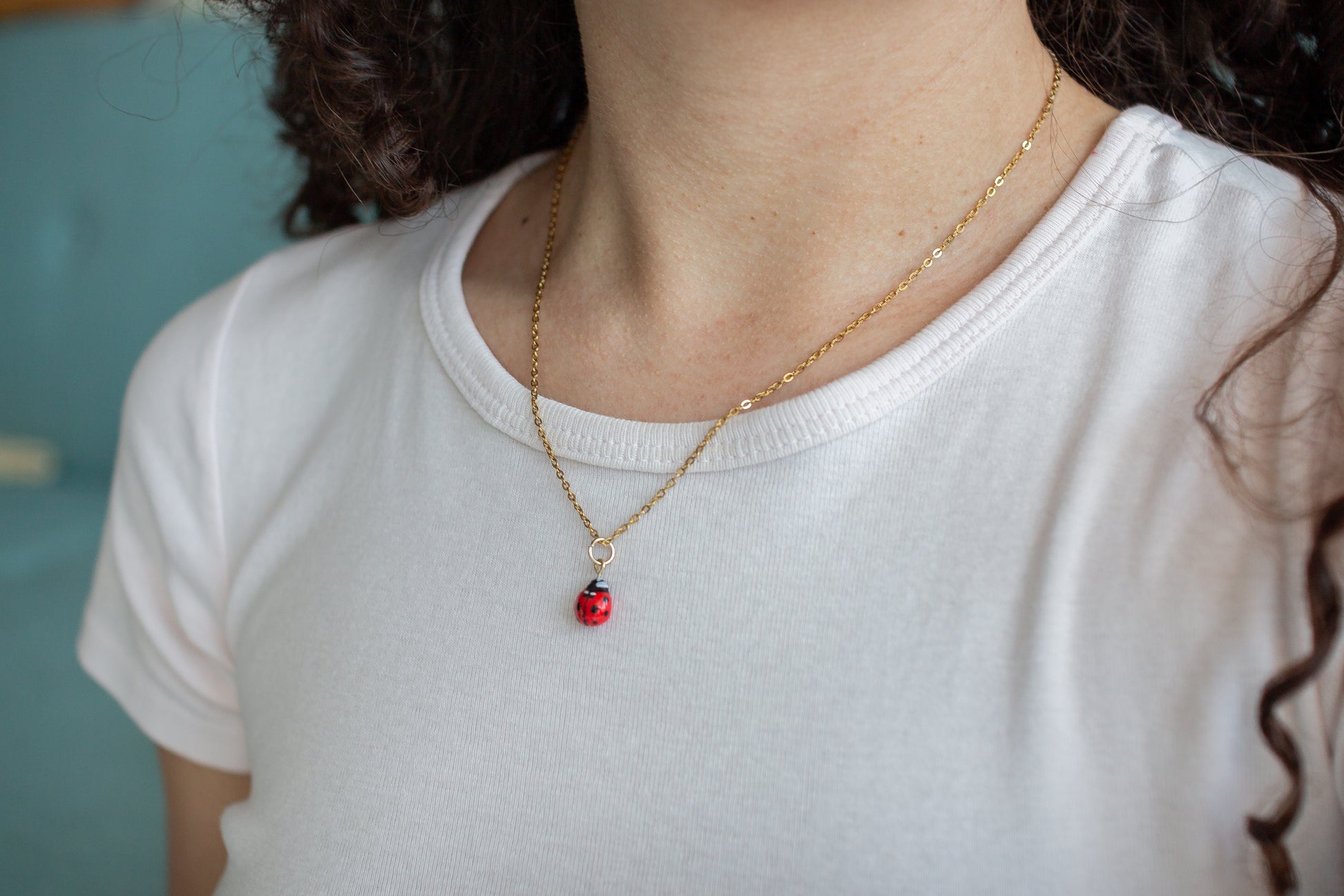 Ladybug Necklace
