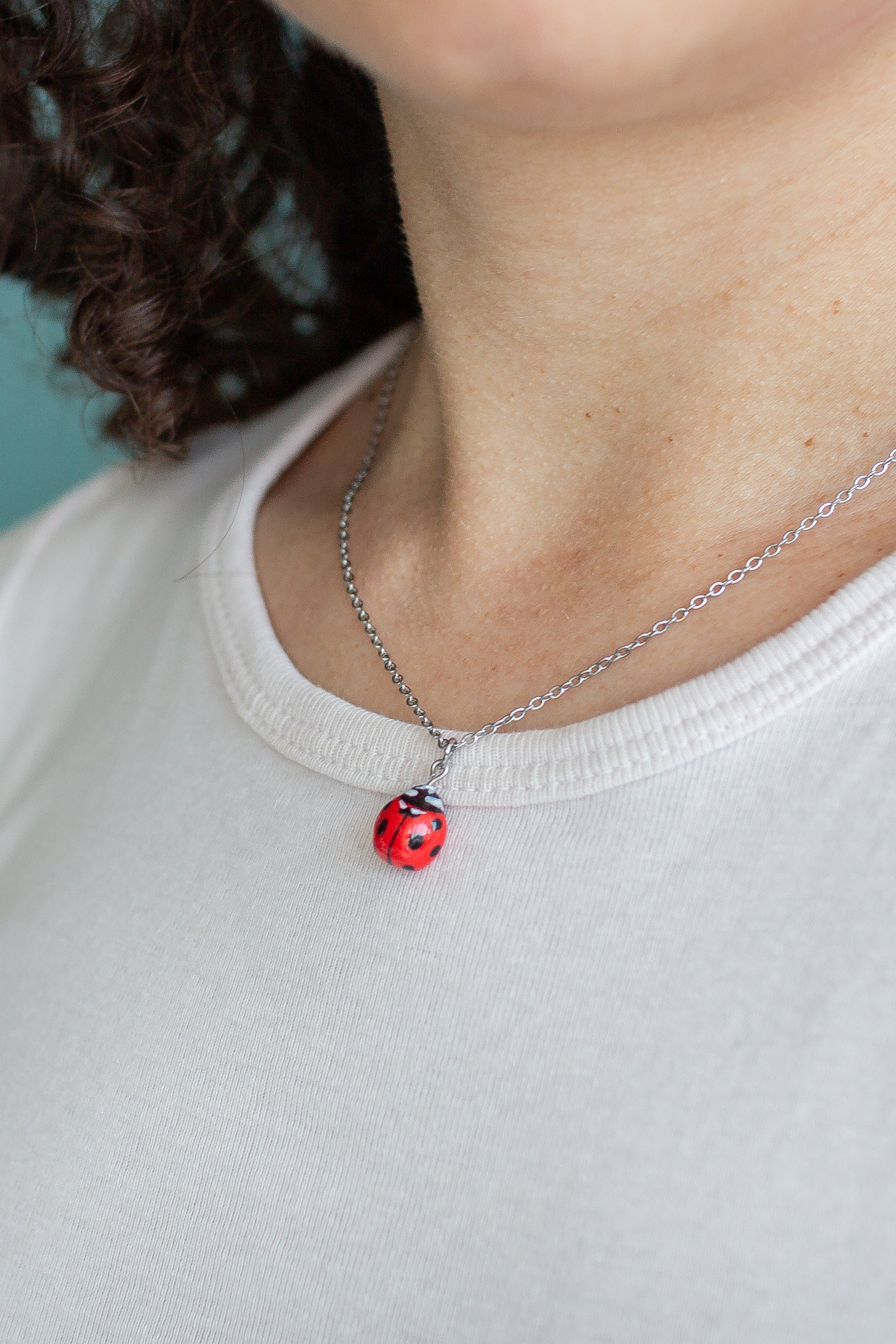 Ladybug Necklace