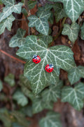 Ladybug Stud Earrings