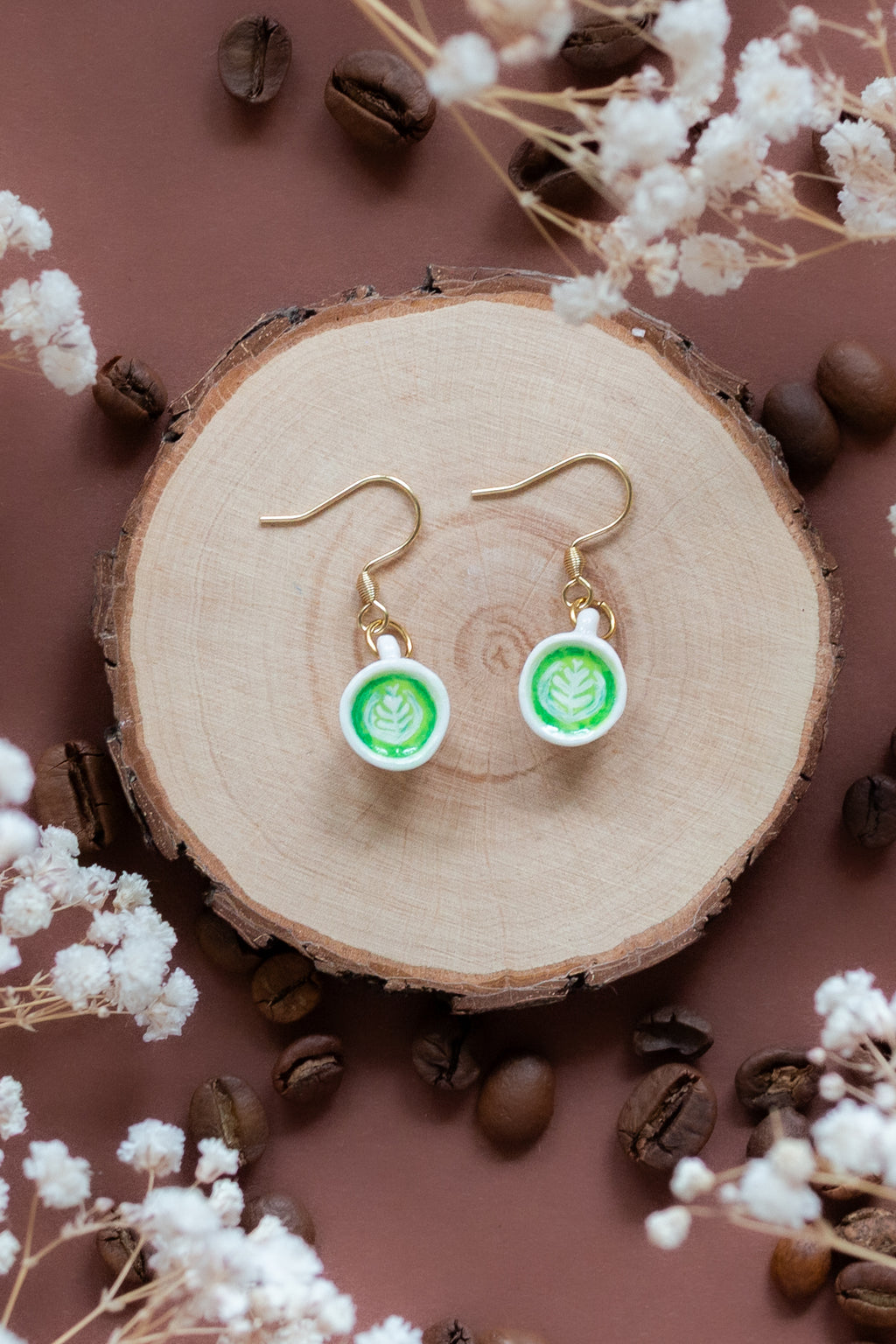 Matcha Latte Earrings