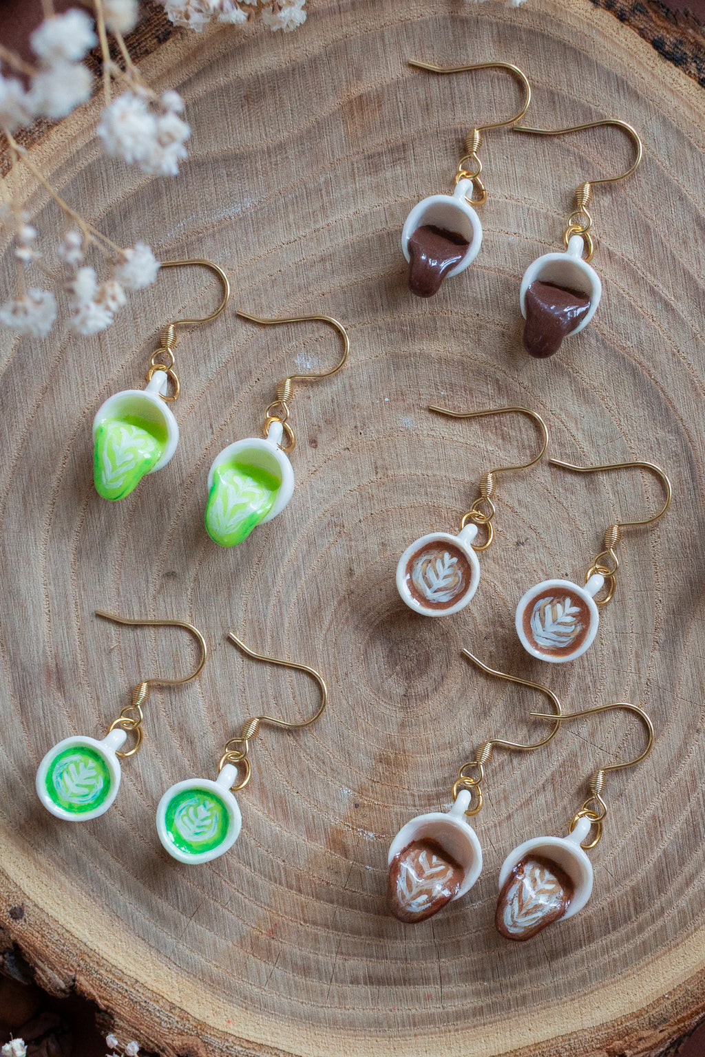 Matcha Latte Earrings