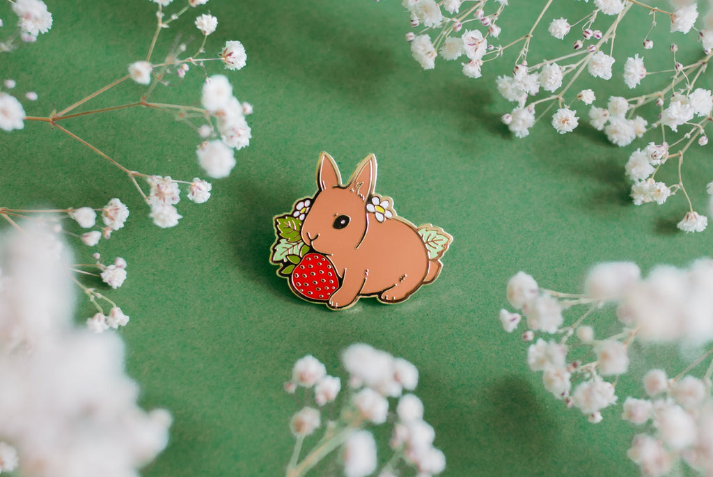 Baby Bunny Hard Enamel Pin 🐰