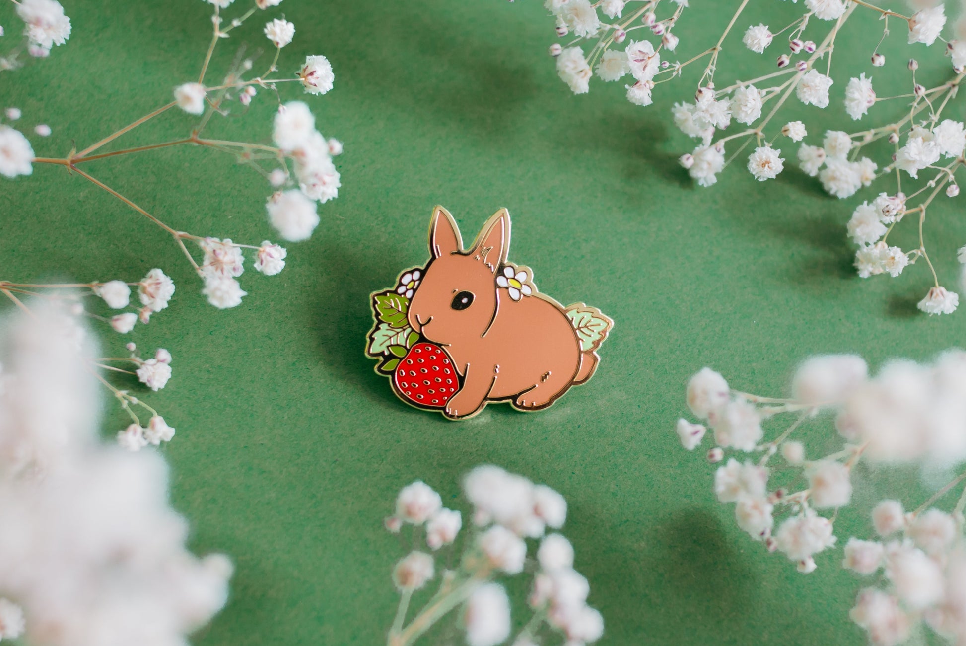 Baby Bunny Hard Enamel Pin 🐰