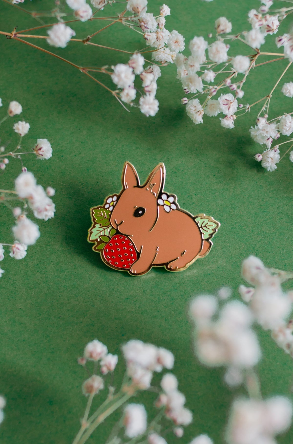 Baby Bunny Hard Enamel Pin 🐰