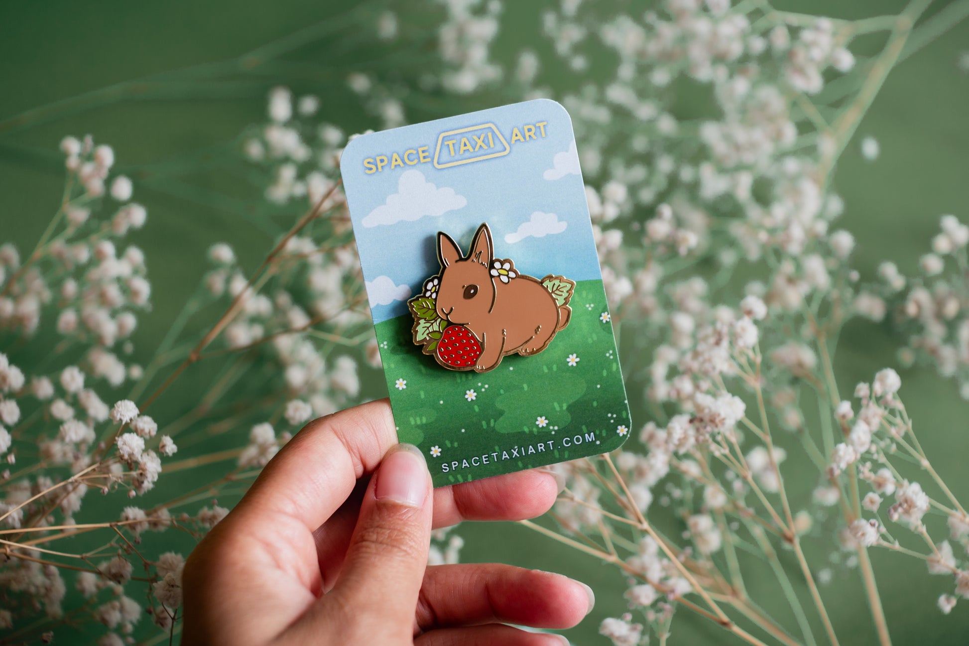 Baby Bunny Hard Enamel Pin 🐰