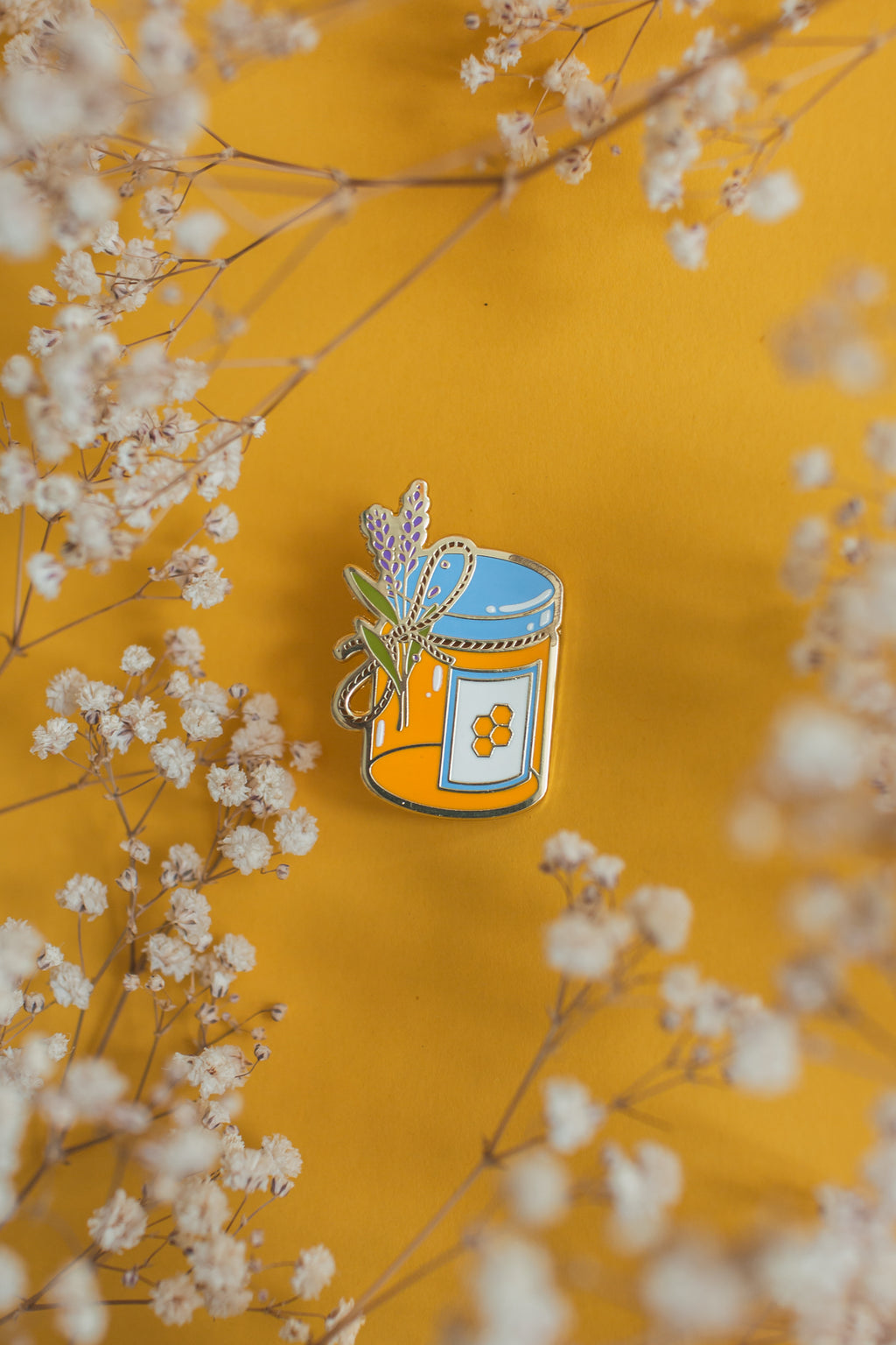 Honey Jar Hard Enamel Pin 🍯