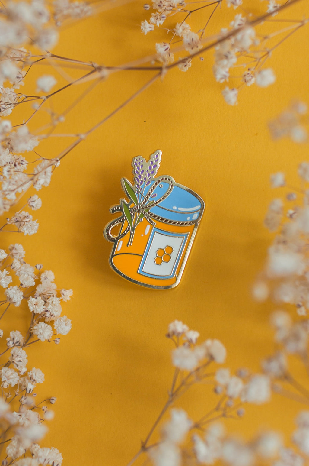 Honey Jar Hard Enamel Pin 🍯