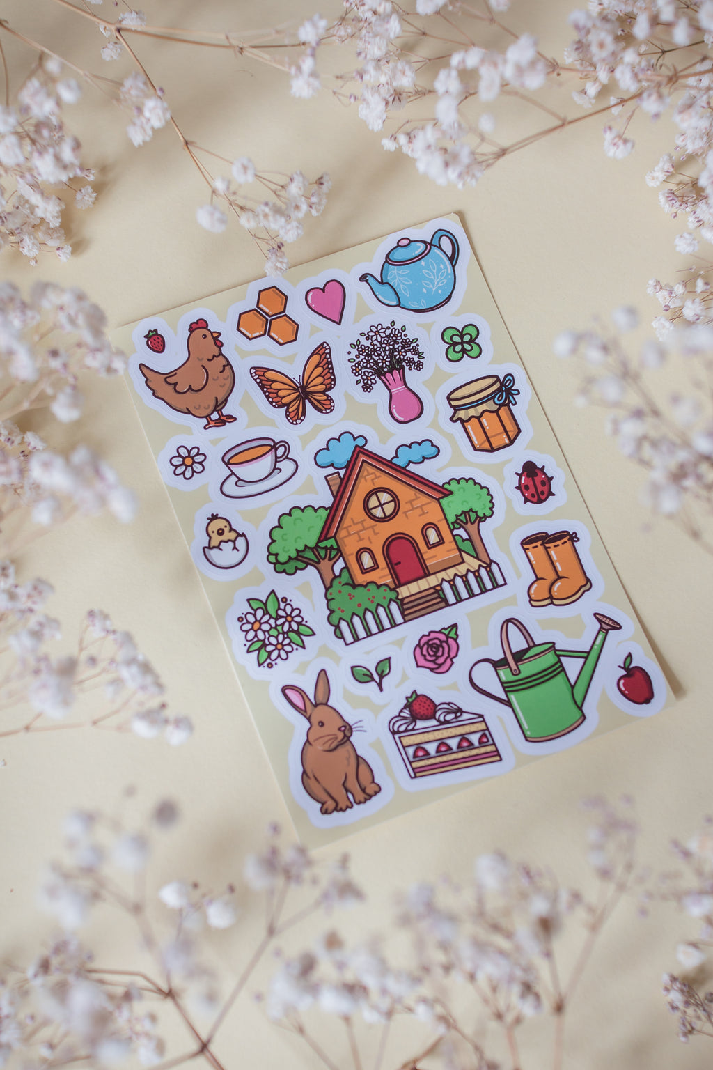 Cottacore Sticker Sheet 💐