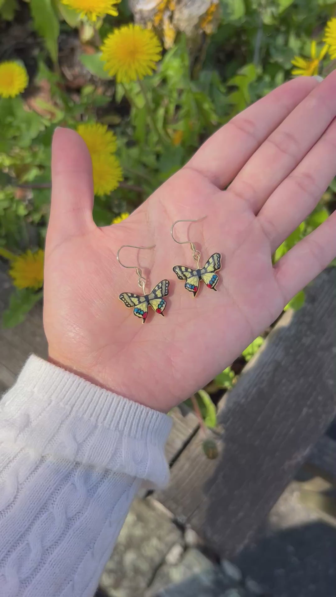 Schwalbenschwanz Ohrringe